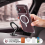 ORNARTO Diamantée Coque Magnétique pour iPhone 18 Pro Max | 17 Pro Max | Transparente, Haute Protection Anti-Choc Militaire, Des