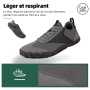 SAGUARO Unisex Barefoot Shoes Chaussures Minimalistes Knit Sneaker Pieds Nus Respirantes Antidérapant