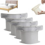 LAIKAIEU Supports De Draps, Porte-draps De Lit avec des Bandes De Verrouillage, Clips De Feuille De Verrouillage sans Glissement