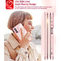 LeYi pour Coque Telephone Samsung Galaxy A26 5G avec 2 Verre Trempé Rose | Silicone Forme de Coeur d'amour Housse Étui de Protec