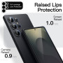 JETech Coque Fine pour Samsung Galaxy S25 Ultra, Noir Titane | Protection de l'Objectif Caméra, Finition Mat Ultra-Fine, Étui Ho