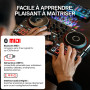 Numark Party Mix III Controleur DJ Bluetooth avec Eclairages | Beat Assist, Smart Fader, 16 Pads, Mixeur DJ 2 Decks, Stems Contr