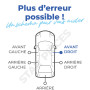 Leve vitre compatible pour Peugeot 308 (2007-2014) AVANT DROIT | AVANT DROIT (passager) (3 portes) 9222EC