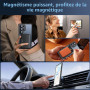 Coque pour Samsung Galaxy S25 Ultra,[avec Verre Trempé] Magnétique Coque Compatible avec MagSafe Antichoc Translucide Mat Protec
