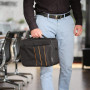 celexon Economy Grand Sac pour projecteur | 40,5x29x15/43x32,5x17cm | Noir | Cadre rigide déperlant et lavable en polyester 100%