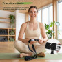 Slim Panda Sangle Yoga 180/250 cm pour Meilleurs Étirements, Ceinture Yoga avec Fermeture en Métal pour Les Yogis Débutants et C