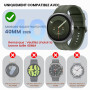 Neitra 4 Pièces PC Coque pour Samsung Galaxy Watch 9 8 40mm Protection | Coques avec Protecteur D'écran en Verre Trempé, étui de