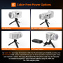 Godox ML150Bi Lumière vidéo LED bi-Couleur 2800K-6500K, 11 Modes FX, 61 054 Lux @1m, IRC 96, Prend en Charge Le contrôle Via App