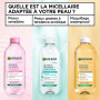 Garnier - SkinActive - Solution Micellaire Tout en Un - Peaux Sèches et Sensibles - Grand Format 400 ml (Lot de 2)