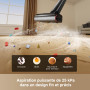 dreame T12 Pro-A Aspirateur Laveur, Ultra-Fin de 9,85 cm,Aspiration 25000Pa | autolavage du rouleau à 95 °C, séchage à l'air cha