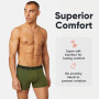 FM London Lot de 5 Boxers Bambou Homme Ultra Doux