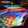 V-TAC Lampe LED Piscine Multicolore RGB 12W - AVEC TÉLÉCOMMANDE - PAR56 - Lampe en Verre Antichoc IP68 pour l'Éclairage des Pisc