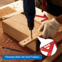 Équerre Centrage Aluminium 100mm, Repère de Centre pour le Bois, 45° et 90°, avec Pointe en Carbure de Tungstène, Alliage d'Alum