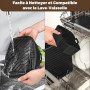 2 Paquet Moule Silicone Air Fryer pour Ninja Double Stack XL Friteuse Sans Huile SL400EU, Moule Air Fryer Réutilisable, Accessoi