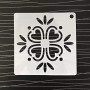 Yulakes Mandala Dotting Lot de 48 pochoirs réutilisables pour peinture sur bois, rochers et murs, 10 x 10 cm