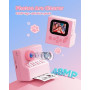Appareil Photo Enfant Instantané Rose: HODDRCCN 1080P Appareil Photo Instantané - Carte 32GB - Jouet Cadeau pour Filles Garçons