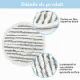 Neuytiky Lot de 6 Tampons de Rechange Compatibles mit Shark S7000 S7001 | Steam & Scrub Tampons de Balai à récurer Tout-en-Un,Ta