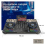 Denon DJ PRIME 4 G2 Contrôleur DJ Autonome avec Rendu Stems Intégré | 4 platines, pads MPCe multizones, leviers FX, interface DM