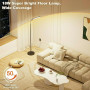 18W Dimmable Lampadaire sur pied , 1800 Lumens LED Lampe sur Pied 2700K à 6500K Températures de Couleur avec Télécommande et Con