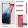 THIYUFUNS Coque pour Xiaomi Redmi 15 5G / 4G avec 2 Verre trempé,Silicone Liquide Housse Étui de Protection Xiaomi Redmi 15 Micr