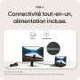 LG | Écran Bureautique IPS 32" QHD | 100Hz 5ms USB-C (15W) | 32U631A-B, QHD 2560x1440 HDR 10 | sRGB 99% (CIE1931) HDMI 2.0 Incli