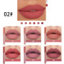 6 Couleurs Set Rouge à Lèvres Liquide Mat, mat rouge à lèvres nude ensemble velouté longue durée antiadhésif tasse, cadeau de ro