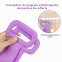 URAQT Brosse de Bain, 70cm Longueur Brosse Arrière en Silicone Brosse | Silicone Pour Dos Double Face, Brosse pour Le Dos de la