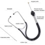 Greluma Outil auditif Sensible de Diagnostic de Moteur Automobile de stéthoscope de Moteur de stéthoscope de mécanicien pour des