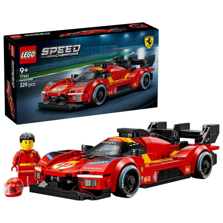 LEGO Speed Champions Ferrari 499P - 77261 | Jouet pour garçon dès 9 ans, minifigurine collector de pilote, voiture de course, ma