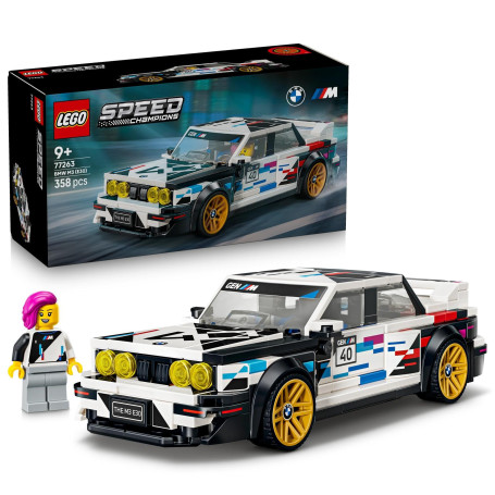 LEGO Speed Champions BMW M3 (E30) - 77263 | Jouet pour garçon dès 9 ans, minifigurine collector de pilote, voiture jouet, cadeau