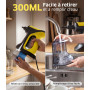 PEXCHO Balai Vapeur Multifonction 7 en 1, 1500W Chauffe en 15 Secondes | Élimine 99,9% des Virus et Bactéries,Sans Produits Chim