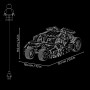 LEGO Technic Batmobile Tumbler 42239 | Voiture jouet RC pour garçon dès 12 ans, maquette Batman avec direction & lumières, idée 