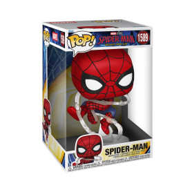 Funko Pop! Jumbo: Spider-Man - Spider-Man | Goodies Officiels - Figurine Vinyle à Collectionner et Déco Étagère - Idée Cadeau An