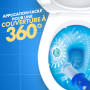 Canard Fresh Disc Marine 1 Applicateur + 3 Recharges | Bloc WC sans cage offrant une fraîcheur continue et une durée jusqu'à 3 f