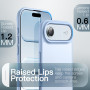 JETech Coque Mate pour iPhone Air, Bleu Ciel | Protection de Qualité Militaire, Dos Mat Givré, Finition Anti-Traces de Doigts, É