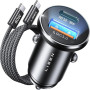 LISEN Chargeur Voiture USB C 54W+60W C-C Câble,Chargeur Allume Cigare USB C | Prise Allume Cigare 12V, Accessoire Voiture Interi