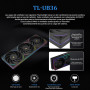 TR Mjolnir Vision 360 UB PRO ARGB Black CPU Liquid Cooler with TL-UB36 PWM Fan for 2150RPM-Inline,3.5in LCD Screen with 640x480 