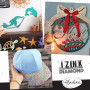 Aladine - Izink Diamond Doré Cuivré 80 ml - Peinture Pailletée - Pour Tout Support : Papier, Tissu, Béton, Métal, Bois - DIY et 