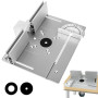 Table DéFonceuse Plaque Aluminium Costume, Table Fraisage Insert Avec Support De Torsion Coudé, DéFonceuse Plaque, Defonceuse A