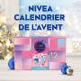 Calendrier de l'Avent NIVEA 12 jours pour ado, 12 surprises | 8 Produits de Soin & 4 Accessoires, Soins Visage, Lèvres et Hydrat