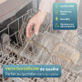 uandu Lot de 5 Boîtes Alimentaires en Verre – 2 Compartiments | Verre Borosilicate, Sans BPA, Compatible Micro-ondes, Four, Cong