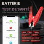 LAUNCH BST360 Testeur de Batterie Voiture 12V | 100-2000 CCA Bluetooth Outil Analyseur de Batterie Auto, Tests de Santé de Charg
