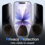JETech Verre Trempé Anti-Espion pour iPhone 17, Lot de 2 | 9H Protection D'écran, Outil d'Installation Facile, Design Anti-Rayur