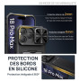 Vihibii Coque pour iPhone 18 Pro Max avec 2 Pièces Protection D'écran, Noir | Porte Carte, Support Réglable, Protection de l'obj