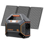 MARBERO 27.000 mAh Générateur Électrique Portable avec Panneau Solaire 30W | 100W Pack Générateur Solaire Batterie Externe 220V