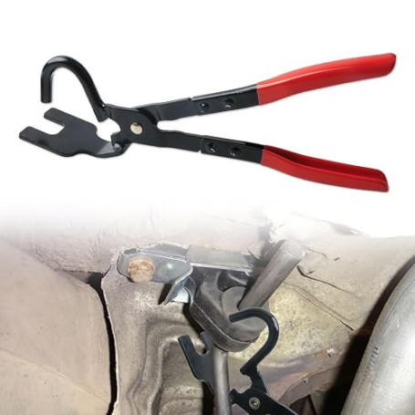 Pince Démontage Silent Bloc Échappement Acier Carbone 29,5cm Voiture SUV | conception à fourche fine, accès espaces moteur étroi