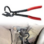 Pince Démontage Silent Bloc Échappement Acier Carbone 29,5cm Voiture SUV | conception à fourche fine, accès espaces moteur étroi