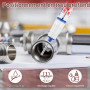 FIHODONE 4 Pièces Crayon Chantier, Marqueur Chantier de Forage de 20mm, Stylo Indelebile Pointe Fine, Marqueurs Trou Profond, Ac