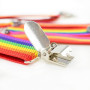 TRIXES 2 Noeud Papillon et Bretelles Arc-en-ciel Bretelles élastiques en forme de Accessoires pour Déguisements de Fête et Événe