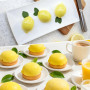 Euablfo Moule Citron en Silicone, Moule Citron Trompe l'oeil Fruit, 3D - En Silicone Rownies, Gâteaux en Mousse, Desserts Cuits 